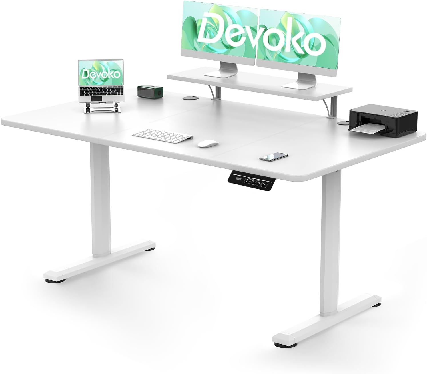 Devoko Electric Standing Desk with Monitor Stand Devoko